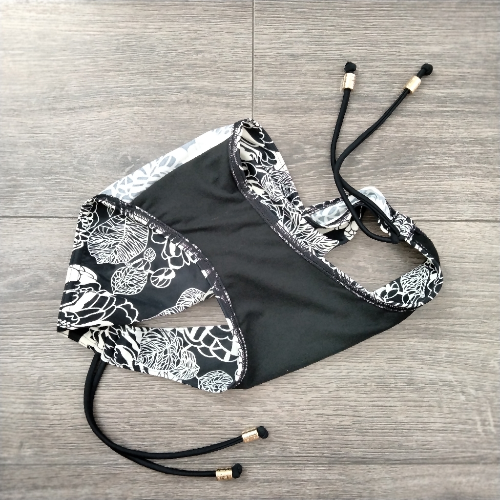 Debenhams Nwot Black And White Floral Print Bikini Bottom Women's Size 6 — image 3 of 8